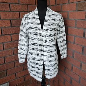 DB Sunday Cardigan, Black/White, Women's size S